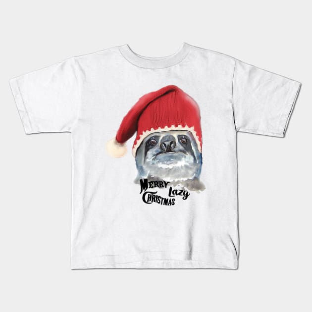 Merry lazy Christmas Kids T-Shirt by msmart